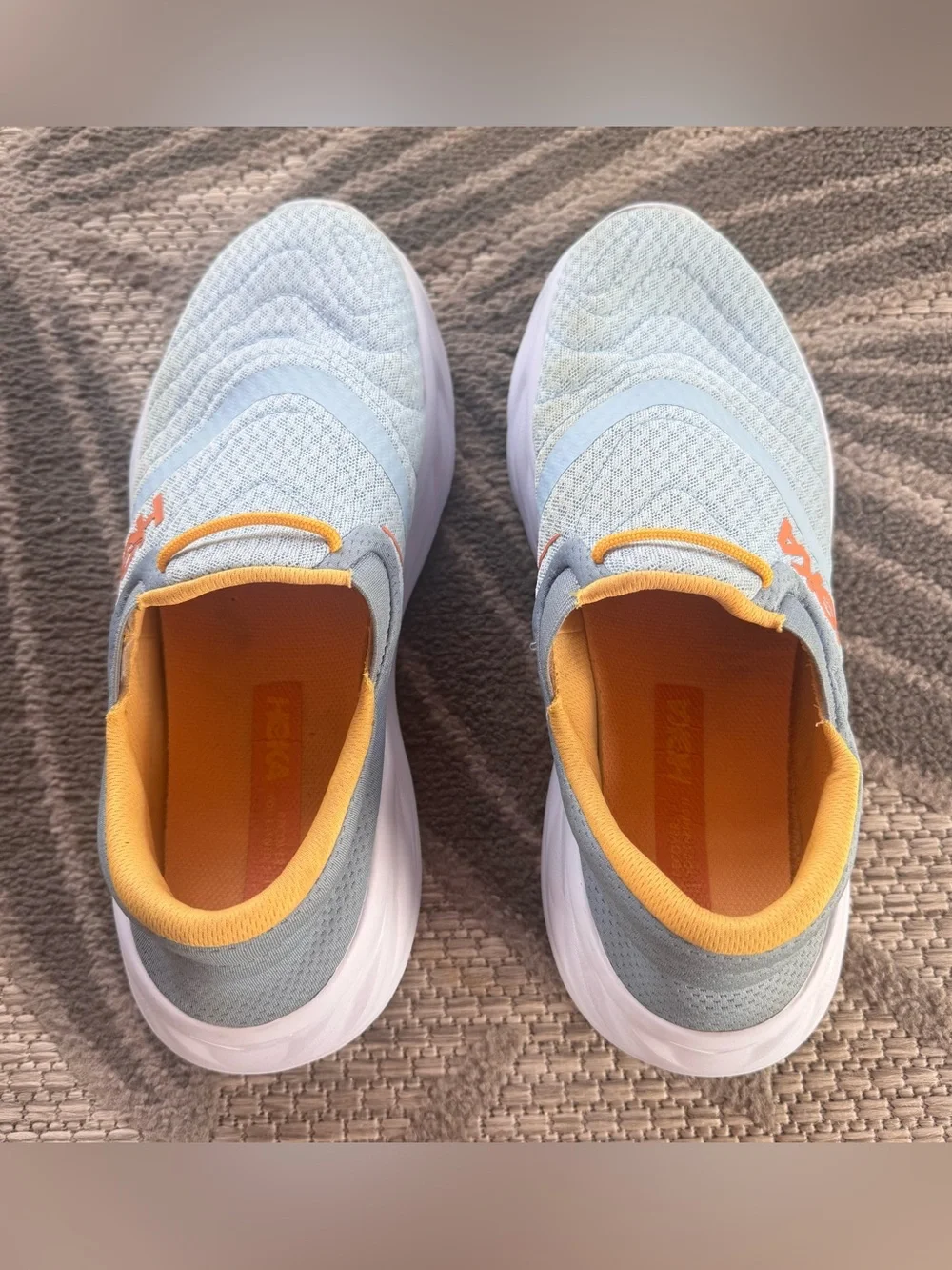 Hoka One Ora Recovery Shoe 2 Light Blue Slip On Women Size US 10 1119398 SSAY